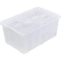 Bac emboîtable FP243C FliPak, 26,9" x 16,9" x 12,1", Transparent Les Fournitures Industrielles Méga