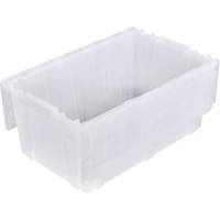 Bac emboîtable FP243C FliPak, 26,9" x 16,9" x 12,1", Transparent Les Fournitures Industrielles Méga