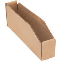 Boîtes profondes en carton ondul&eacute;, 1-15/16" la x 11-1/4" p x 4-1/2" h, Beige Les Fournitures Industrielles Méga