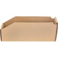 Boîtes profondes en carton ondul&eacute;, 2-7/8" la x 11-1/4" p x 4-1/2" h, Beige Les Fournitures Industrielles Méga