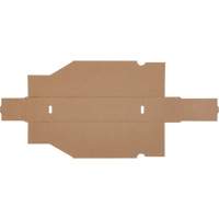 Boîtes profondes en carton ondul&eacute;, 2-7/8" la x 11-1/4" p x 4-1/2" h, Beige Les Fournitures Industrielles Méga