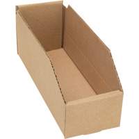 Boîtes profondes en carton ondul&eacute;, 3-3/4" la x 11-1/4" p x 4-1/2" h, Beige Les Fournitures Industrielles Méga