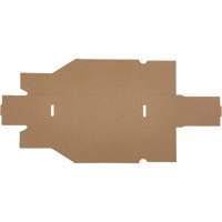 Boîtes profondes en carton ondul&eacute;, 3-3/4" la x 11-1/4" p x 4-1/2" h, Beige Les Fournitures Industrielles Méga
