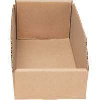 Boîtes profondes en carton ondul&eacute;, 5-3/4" la x 11-1/4" p x 4-1/2" h, Beige Les Fournitures Industrielles Méga