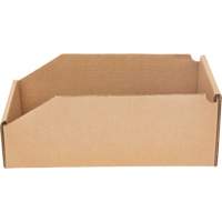 Boîtes profondes en carton ondul&eacute;, 5-3/4" la x 11-1/4" p x 4-1/2" h, Beige Les Fournitures Industrielles Méga