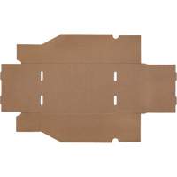 Boîtes profondes en carton ondul&eacute;, 7-5/8" la x 11-5/16" p x 4-1/2" h, Beige Les Fournitures Industrielles Méga