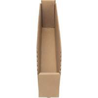 Boîtes profondes en carton ondul&eacute;, 2-7/8" la x 17-1/4" p x 4-1/2" h, Beige Les Fournitures Industrielles Méga