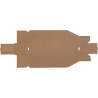 Boîtes profondes en carton ondul&eacute;, 3-3/4" la x 17-1/4" p x 4-1/2" h, Beige Les Fournitures Industrielles Méga