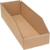 Boîtes profondes en carton ondul&eacute;, 5-3/4" la x 17-1/4" p x 4-1/2" h, Beige Les Fournitures Industrielles Méga