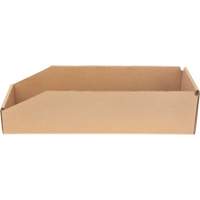 Boîtes profondes en carton ondul&eacute;, 5-3/4" la x 17-1/4" p x 4-1/2" h, Beige Les Fournitures Industrielles Méga