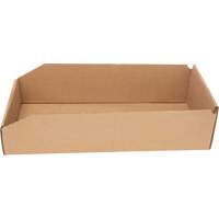 Boîtes profondes en carton ondul&eacute;, 7-3/4" la x 17-1/4" p x 4-1/2" h, Beige Les Fournitures Industrielles Méga