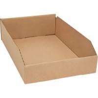 Boîtes profondes en carton ondul&eacute;, 11-3/4" la x 17-1/4" p x 4-1/2" h, Beige Les Fournitures Industrielles Méga
