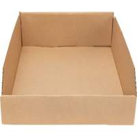 Boîtes profondes en carton ondul&eacute;, 11-3/4" la x 17-1/4" p x 4-1/2" h, Beige Les Fournitures Industrielles Méga