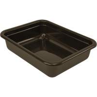 Bac d'entreposage tout usage &agrave; fond plat, 5" ha x 17" p x 22" lo, Plastique, Gris Les Fournitures Industrielles Méga