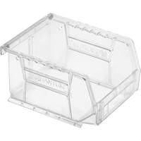 Bacs tr&egrave;s transparents Ultra, 4-1/8" la, 3" h x 5-3/8" p, Transparent Les Fournitures Industrielles Méga