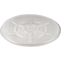 Couvercles protecteurs pour barils, Dessus ouvert, Convient aux 55 gal. US (45 gal. imp.), Transparent Les Fournitures Industrielles Méga