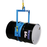 Leveurs de baril - Inclinaison manuelle, Baril de 55 gal. US (45 gal. imp.), Capacit&eacute; 800 lb/363 kg Les Fournitures Industrielles Méga