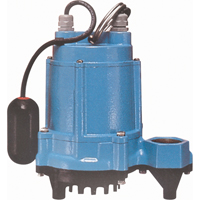 Pompes de puisard/pour effluents pour temp&eacute;ratures &eacute;lev&eacute;es, 50 gal./h, 115 V, 10,1 A, 1/3 CV Les Fournitures Industrielles Méga