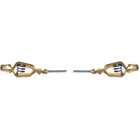 Light-Duty Bonding & Grounding Wire Assemblies - Two Alligator Clips Les Fournitures Industrielles Méga
