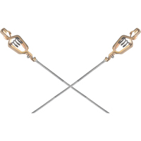 Light-Duty Bonding & Grounding Wire Assemblies - Two Alligator Clips Les Fournitures Industrielles Méga