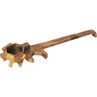 Deluxe Non-Sparking Drum Wrench, 1-1/4" Opening, 3-1/4" Handle, Bronze Alloy Les Fournitures Industrielles Méga