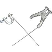 Heavy-Duty Bonding & Grounding Wire Assemblies - Hand Clamps & C-Clamps Les Fournitures Industrielles Méga