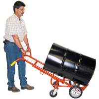 Ergonomic Drum Truck With Swivel Casters, Steel Construction, 55 - 85 US Gal. (45 - 70 Imperial Gal.) Les Fournitures Industrielles Méga