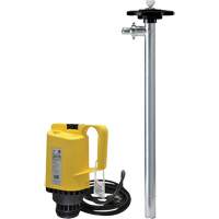 Pompes &agrave; tambour &eacute;lectriques, Acier inoxydable, 54,5 gal./min Les Fournitures Industrielles Méga