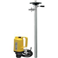 Pompes &agrave; tambour &eacute;lectriques, Acier inoxydable, 51 gal./min Les Fournitures Industrielles Méga