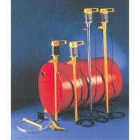 Pompes &agrave; tambour &eacute;lectriques, Polypropyl&egrave;ne, 12,5 gal./min Les Fournitures Industrielles Méga