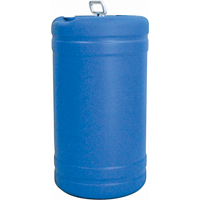 Barils en poly&eacute;thyl&egrave;ne &agrave; ouverture &eacute;troite, 15 gal. US (12,49 gal. imp.), Dessus ferm&eacute;, Bleu Les Fournitures Industrielles Méga