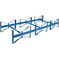 Porte-barils empilables, 3 barils, Capacit&eacute; de 2400 lb, 71-1/2" la x 30" p x 12-1/2" h Les Fournitures Industrielles Méga