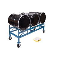 Porte-barils empilables, 3 barils, Capacit&eacute; de 2400 lb, 71-1/2" la x 30" p x 12-1/2" h Les Fournitures Industrielles Méga