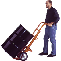 Ergonomic Drum Trucks, Steel Construction, 55 - 85 US Gal. (45 - 70 Imperial Gal.) Les Fournitures Industrielles Méga