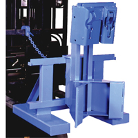 Manipulateur de barils MORSPEED 1500 pour chariot &eacute;l&eacute;vateur, Pour 55 gal. US (45 gal. imp.) Les Fournitures Industrielles Méga