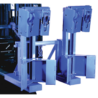 Manipulateur de barils MORSPEED 1500 pour chariot &eacute;l&eacute;vateur, Pour 30 - 85 gal. US (25 - 70 gal. imp.) Les Fournitures Industrielles Méga
