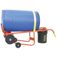 50BTW Series Drum Truck , Steel Construction, 30 - 85 US Gal. (25 - 70 Imperial Gal.) Les Fournitures Industrielles Méga