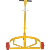 Lo-Profile Drum Caddy, Steel Construction, 30 US Gal. (24.9 Imperial Gal.)/5 US Gal. (4.1 Imperial Gal.)/55 US Gal. (45.8 Imperial Gal.) Les Fournitures Industrielles Méga