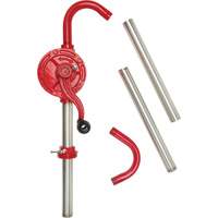 Pompe rotative pour baril, Fonte/Acier, Pour capacit&eacute; 30-55 gal., 8 oz/course Les Fournitures Industrielles Méga
