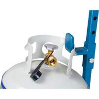 Cylinder Cart, Flat-Free Wheels, 15-1/2" W x 14-1/4" L Base, 600 lbs. Les Fournitures Industrielles Méga