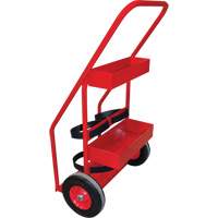 Hot Works Fire Prevention Cart, Semi-Pneumatic Wheels, 17.75" W x 8.9" L Base, 100 lbs. Les Fournitures Industrielles Méga