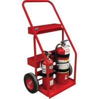 Hot Works Fire Prevention Cart, Semi-Pneumatic Wheels, 17.75" W x 8.9" L Base, 100 lbs. Les Fournitures Industrielles Méga
