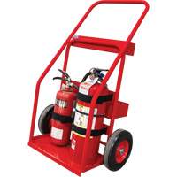 Hot Works Fire Prevention Cart, Semi-Pneumatic Wheels, 17.75" W x 8.9" L Base, 100 lbs. Les Fournitures Industrielles Méga