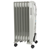 Heater, Oil Filled, Electric, 5120 Les Fournitures Industrielles Méga