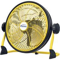 Ventilateur d'int&eacute;rieur/ext&eacute;rieur rechargeable avec port USB, Commercial, Variable vitesses, Diam&egrave;tre de 12" Les Fournitures Industrielles Méga