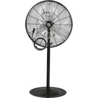 Waterproof Motor Misting & Oscillating Pedestal Fan, Heavy-Duty, 3 Speed, 30" Diameter Les Fournitures Industrielles Méga