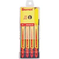 Lames pour scie sauteuse Unified Shank, Bim&eacute;tal, 4" lo, 10-14 dents par pouce Les Fournitures Industrielles Méga