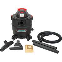 Vacuum, Wet-Dry, 6 HP, 16 US Gal. (60.6 Litres) Les Fournitures Industrielles Méga