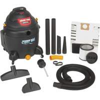 Aspirateur pour atelier avec pompe int&eacute;gr&eacute;e, Secs-humides, 6 CV, 18 gal. US (68,1 litres) Les Fournitures Industrielles Méga