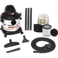 Aspirateur pour atelier, Secs-humides, 6 CV, 8 gal. US (30,3 litres) Les Fournitures Industrielles Méga